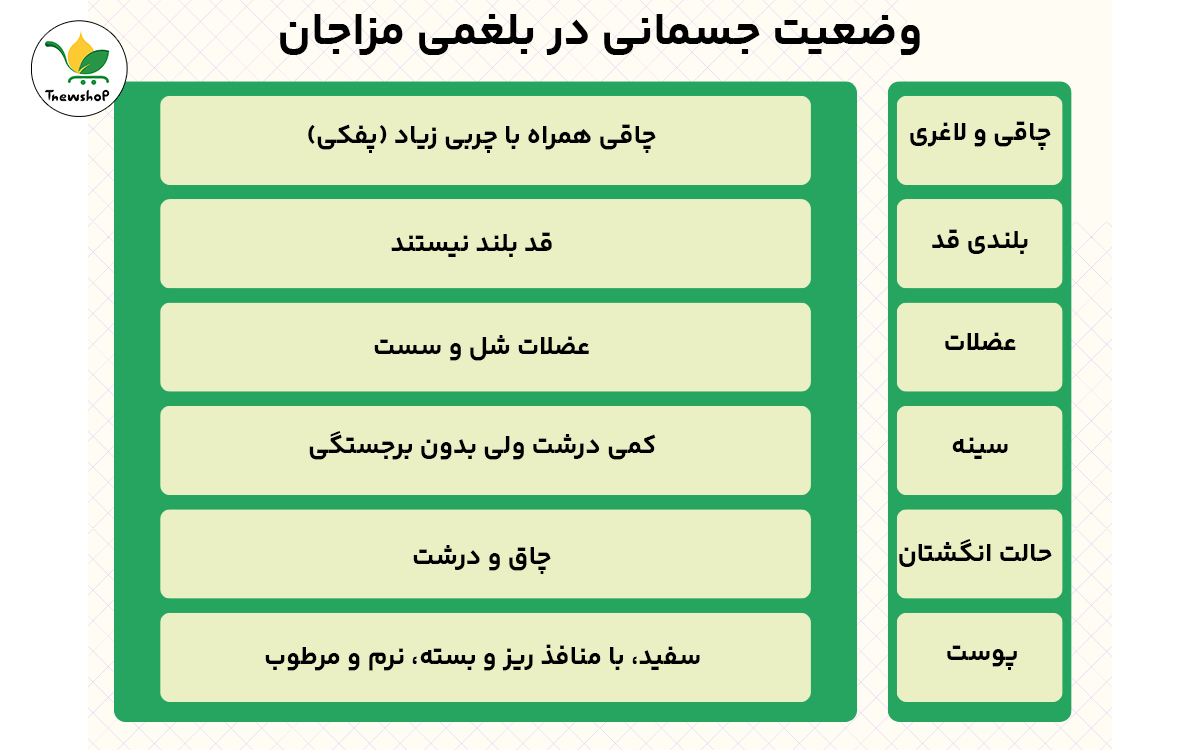 تشخیص مزاج سرد و تر یا مزاج بلغم از روی چهره